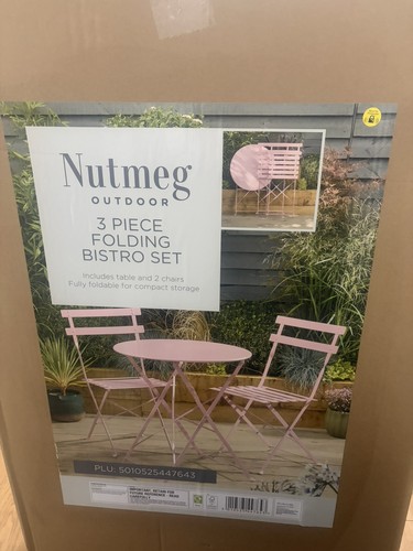 Brand new pink bistro set - set, 2