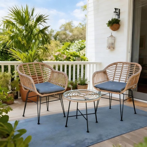Wicker bistro set seater - wicker, 2