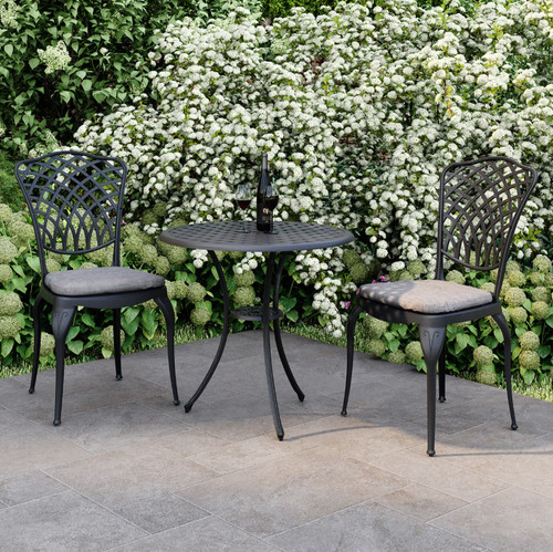 Cast aluminium bistro - cast, table
