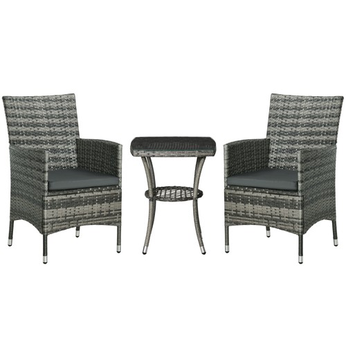 Outsunny rattan bistro - outsunny,